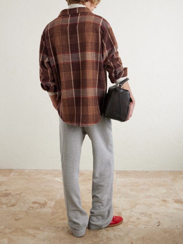 Checked Cashmere Shirt - BK Checked Cashmere Shirt - BK