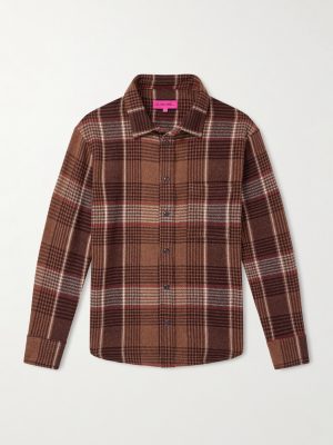 Checked Cashmere Shirt