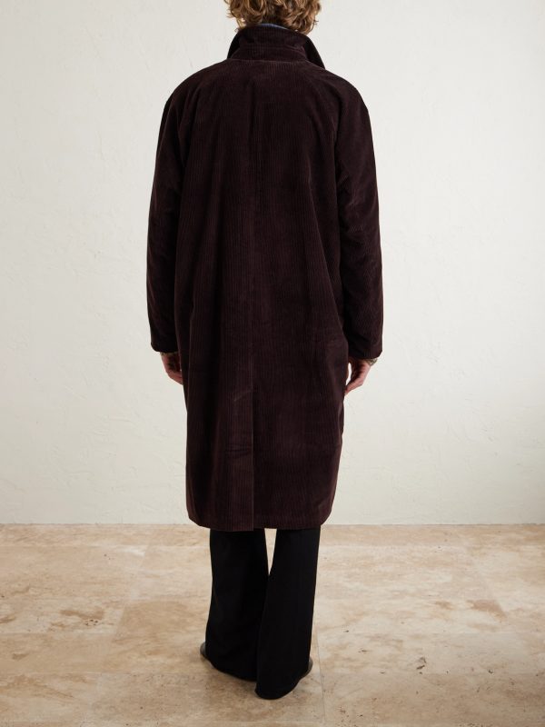 Cotton-Corduroy Coat - BK