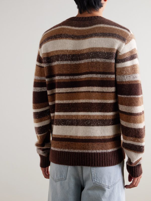 Striped Cashmere Sweater - BK Striped Cashmere Sweater - BK
