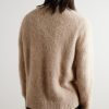 Thistle Brushed Suri Alpaca-Blend Sweater - BK Thistle Brushed Suri Alpaca-Blend Sweater - BK