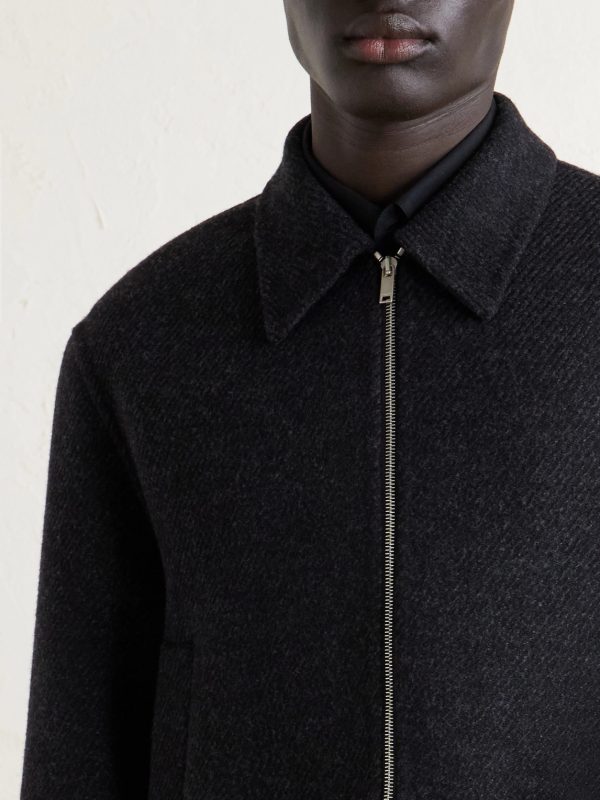 Virgin Wool Blouson Jacket - CU