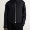 Virgin Wool Blouson Jacket - FR