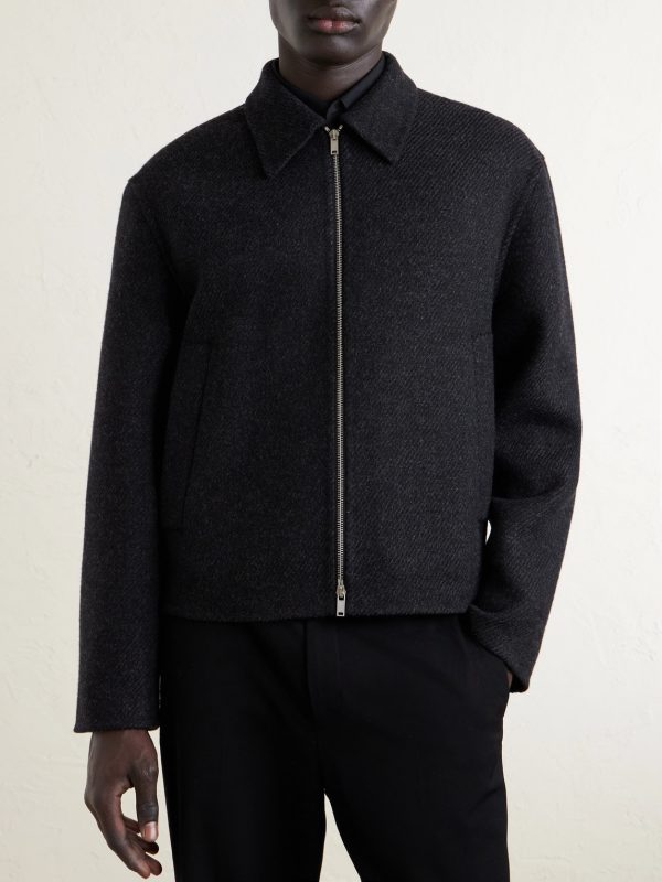 Virgin Wool Blouson Jacket - FR
