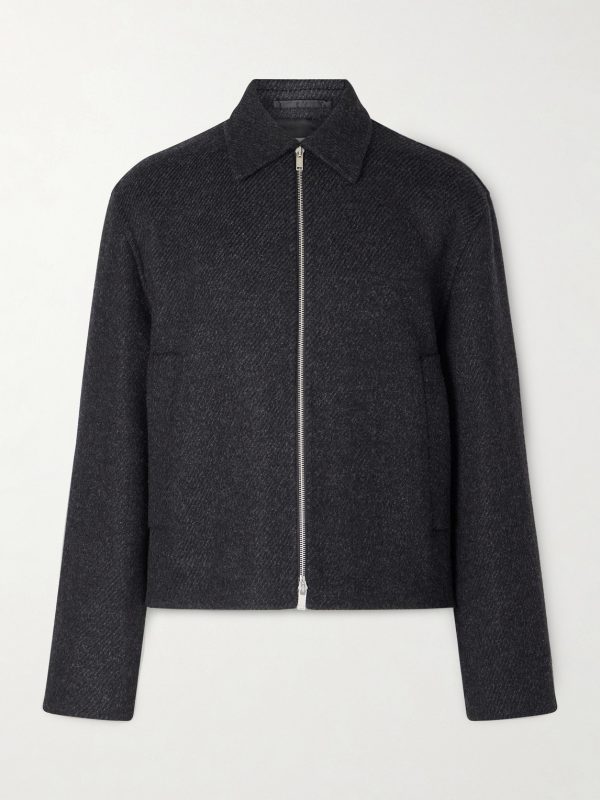 Virgin Wool Blouson Jacket