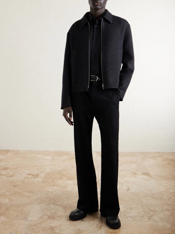 Virgin Wool Blouson Jacket - OU