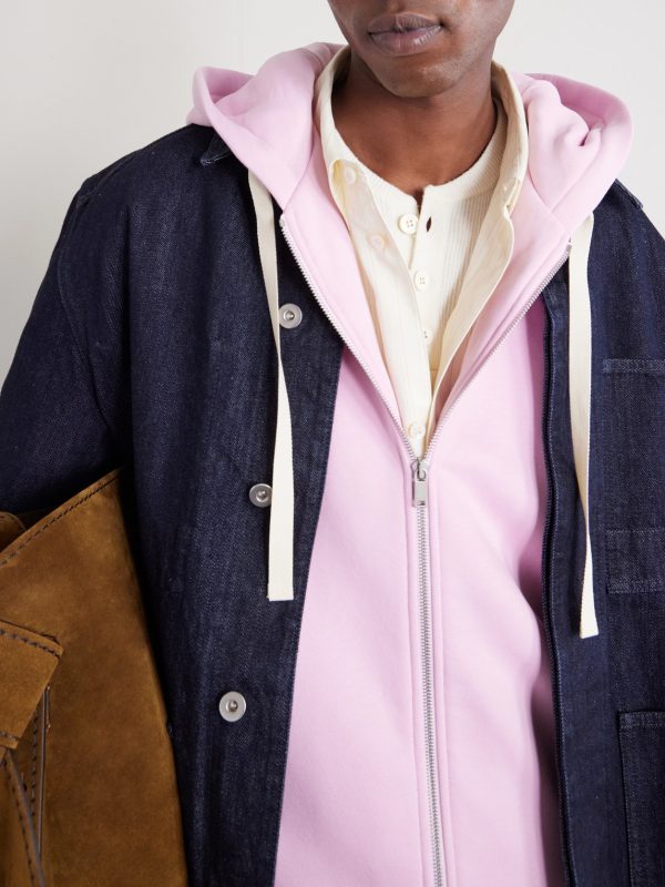 Cotton-Jersey Zip-Up Hoodie - CU Cotton-Jersey Zip-Up Hoodie - CU