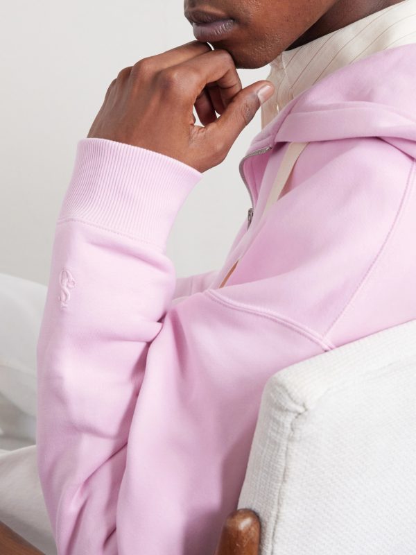 Cotton-Jersey Zip-Up Hoodie - E1 Cotton-Jersey Zip-Up Hoodie - E1