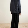 Camp-Collar Checked Wool and Linen-Blend Shirt - BK Camp-Collar Checked Wool and Linen-Blend Shirt - BK