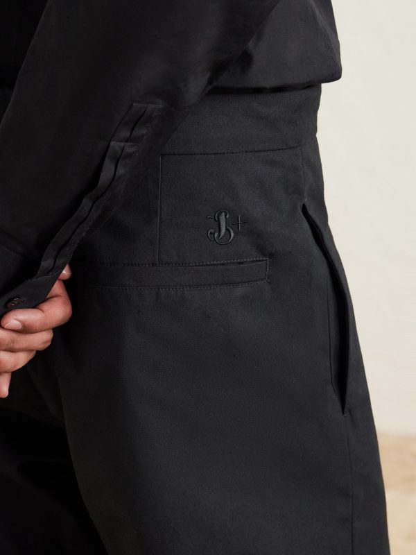Straight-Leg Cotton Trousers - CU