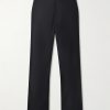 Straight-Leg Cotton Trousers