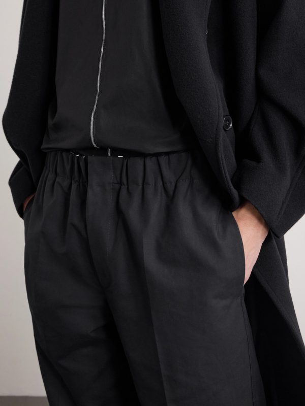 Tapered Cotton Trousers - CU Tapered Cotton Trousers - CU