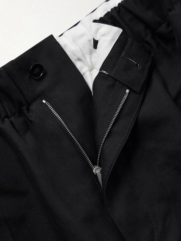 Tapered Cotton Trousers - E1 Tapered Cotton Trousers - E1