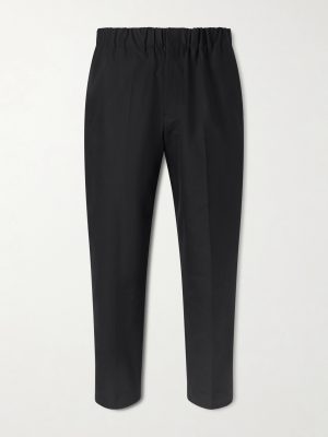 Tapered Cotton Trousers