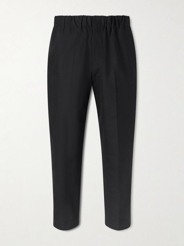 Tapered Cotton Trousers Tapered Cotton Trousers