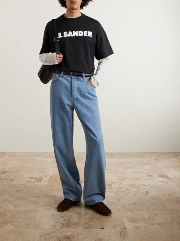 Logo-Print Cotton T-Shirt - OU