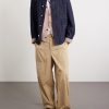 Straight-Leg Cotton Drawstring Cargo Trousers - OU Straight-Leg Cotton Drawstring Cargo Trousers - OU