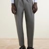 Tapered-Leg Cotton Trousers - FR Tapered-Leg Cotton Trousers - FR