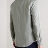 Air Spread-Collar Linen and Lyocell-Blend Shirt - BK Air Spread-Collar Linen and Lyocell-Blend Shirt - BK