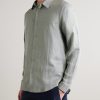 Air Spread-Collar Linen and Lyocell-Blend Shirt - FR Air Spread-Collar Linen and Lyocell-Blend Shirt - FR