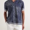 Camp-Collar Paisley-Print TENCEL™ Lyocell Shirt - FR Camp-Collar Paisley-Print TENCEL™ Lyocell Shirt - FR