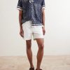 Camp-Collar Paisley-Print TENCEL™ Lyocell Shirt - OU Camp-Collar Paisley-Print TENCEL™ Lyocell Shirt - OU