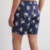 Charles Straight-Leg Mid-Lenght Printed Swim Shorts - BK