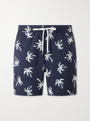 Charles Straight-Leg Mid-Lenght Printed Swim Shorts Charles Straight-Leg Mid-Lenght Printed Swim Shorts