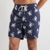 Charles Straight-Leg Mid-Lenght Printed Swim Shorts - OU