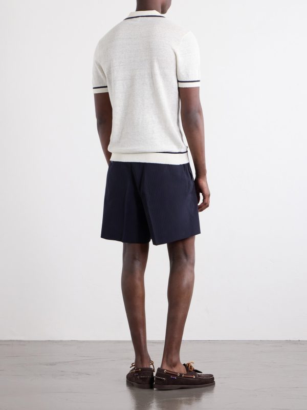 Linen Polo Shirt - BK Linen Polo Shirt - BK
