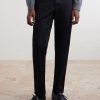 Straight-Leg Cotton-Blend Trousers - FR Straight-Leg Cotton-Blend Trousers - FR