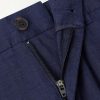 Straight-Leg Linen-Blend Trousers - E1