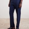 Straight-Leg Linen-Blend Trousers - FR
