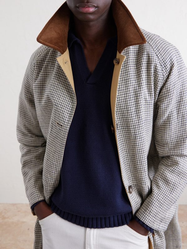 Cotton Polo Sweater - E1 Cotton Polo Sweater - E1