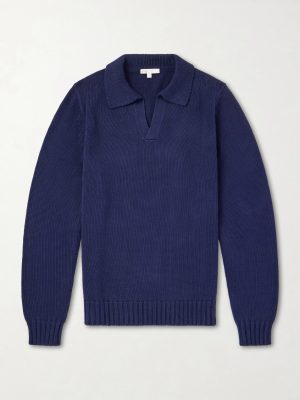Cotton Polo Sweater Cotton Polo Sweater