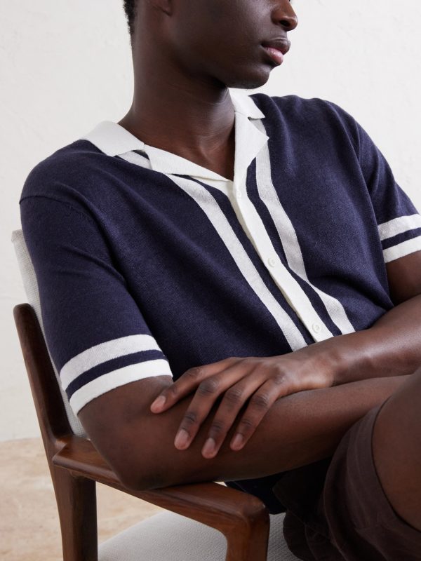 Camp-Collar Linen Shirt - CU Camp-Collar Linen Shirt - CU