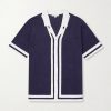 Camp-Collar Linen Shirt Camp-Collar Linen Shirt