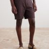 Straight-Leg Linen-Blend Shorts - FR Straight-Leg Linen-Blend Shorts - FR