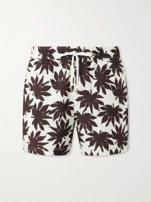 Charles Straight-Leg Printed Swim Shorts Charles Straight-Leg Printed Swim Shorts