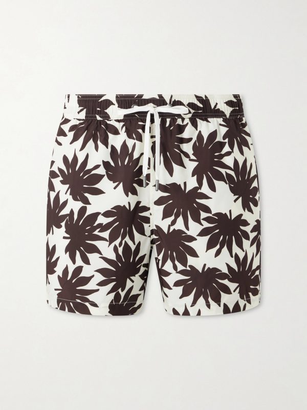 Charles Straight-Leg Printed Swim Shorts