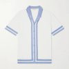 Camp-Collar Linen Shirt Camp-Collar Linen Shirt