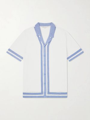 Camp-Collar Linen Shirt Camp-Collar Linen Shirt