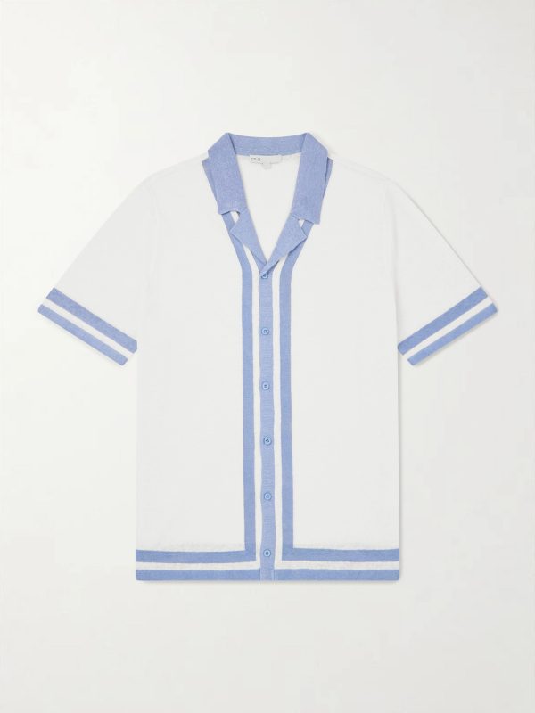 Camp-Collar Linen Shirt Camp-Collar Linen Shirt