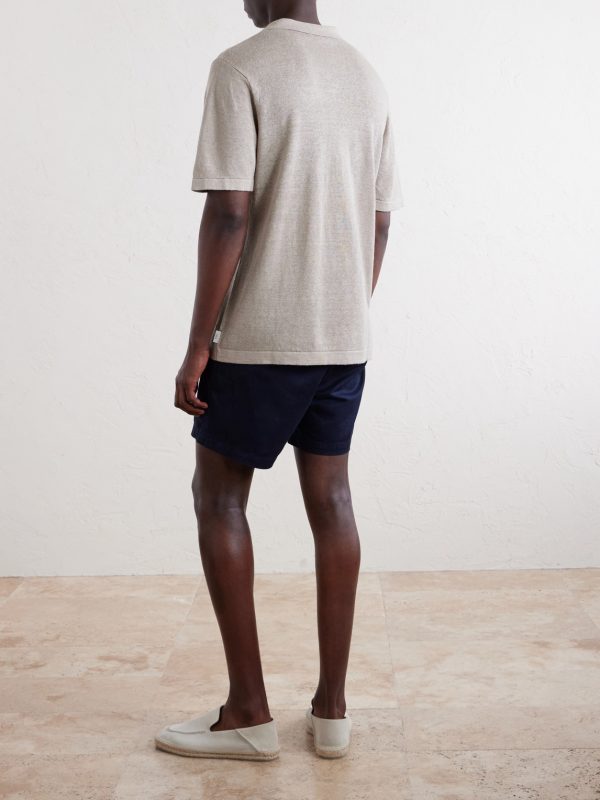 Linen Polo Shirt - BK