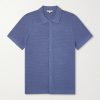 Open-Knit Cotton Shirt