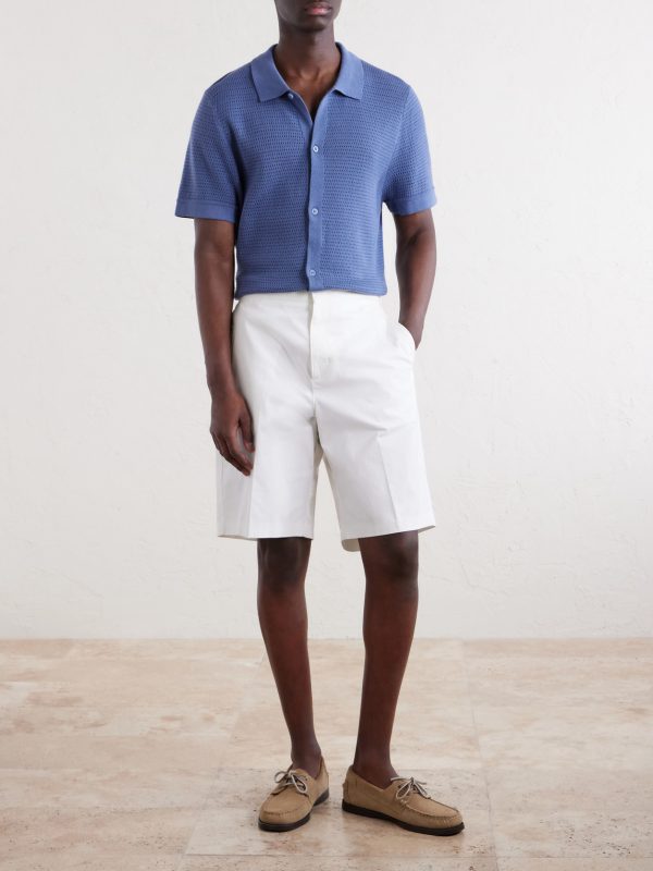 Open-Knit Cotton Shirt - OU
