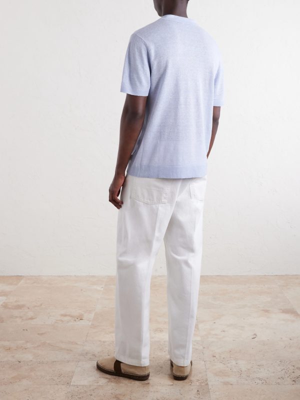 Johnny Linen Polo Shirt - BK Johnny Linen Polo Shirt - BK