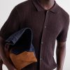 Ribbed-Knit Cotton-Blend Boucle Shirt - CU
