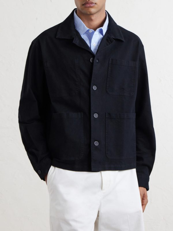 Cotton-Blend Twill Chore Jacket - FR