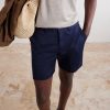 Straight-Leg Cotton-Blend Shorts - CU Straight-Leg Cotton-Blend Shorts - CU